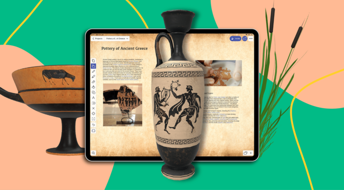 3D models in whiteboard Explain Everything