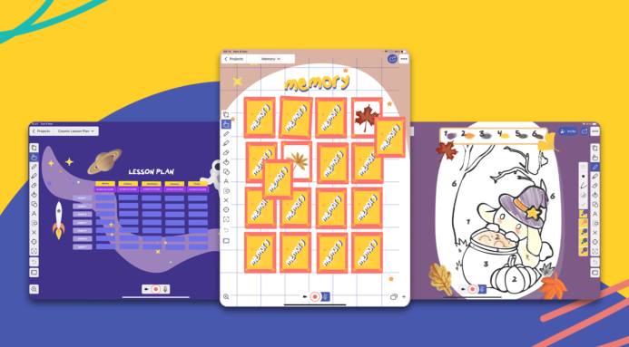 templates Explain Everything whiteboard