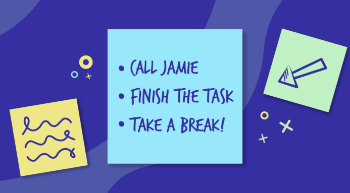 Sticky Notes in Explain Everything