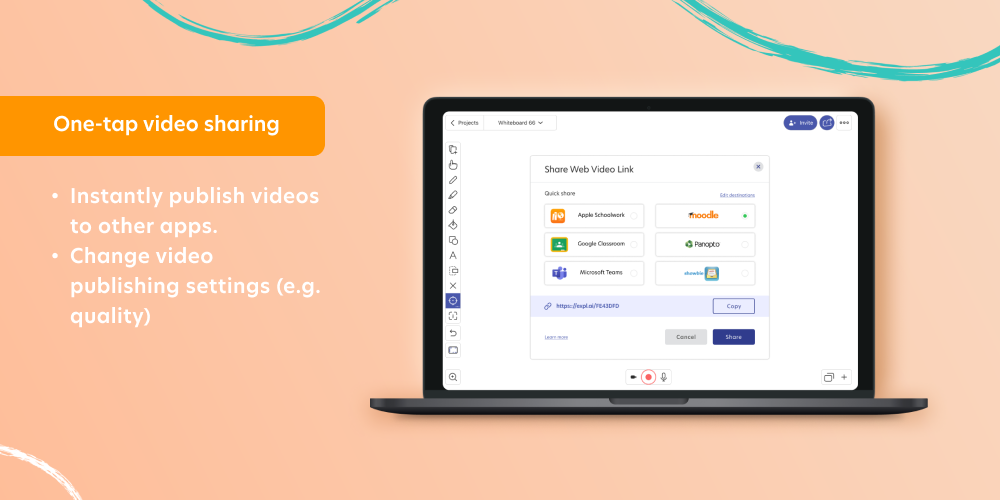 share video explain everything